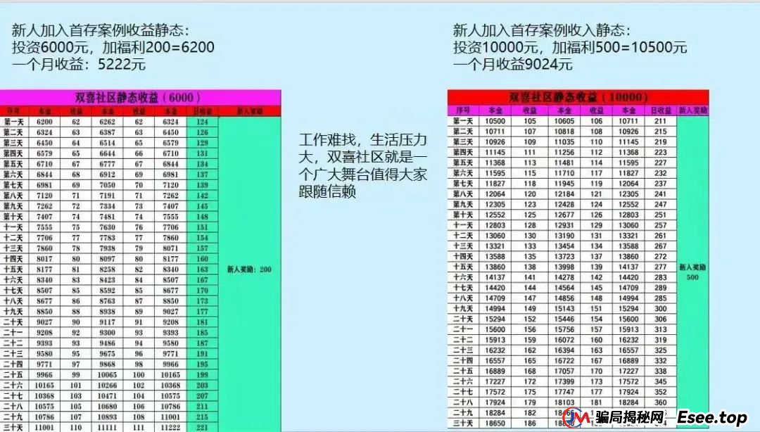 “双喜社区”彩票跟单资金盘骗局，已经单割尽快撤退，马上全线崩盘。(6)