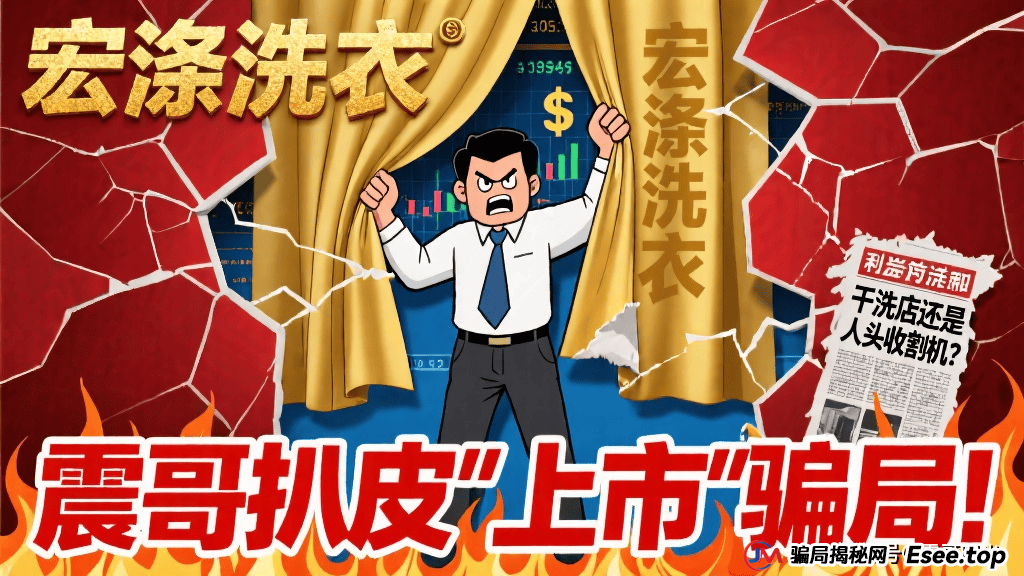 “宏涤洗衣”：干洗店还是人头收割机？震哥扒皮这个＂上市＂骗局！ (1)