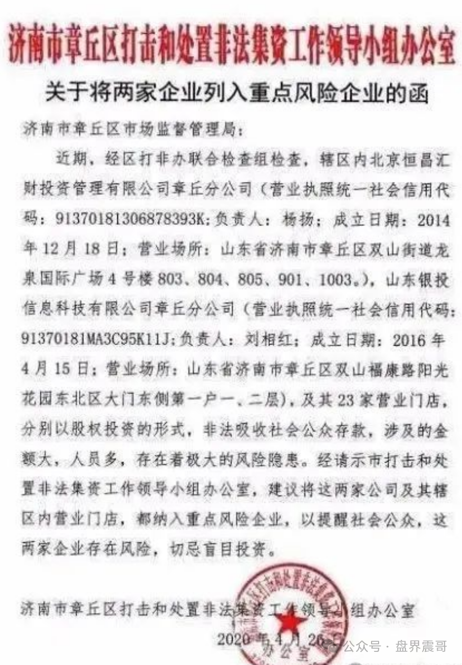 震哥扒皮＂联合智算＂：山东银投换马甲，几十亿骗局又来了！(7)