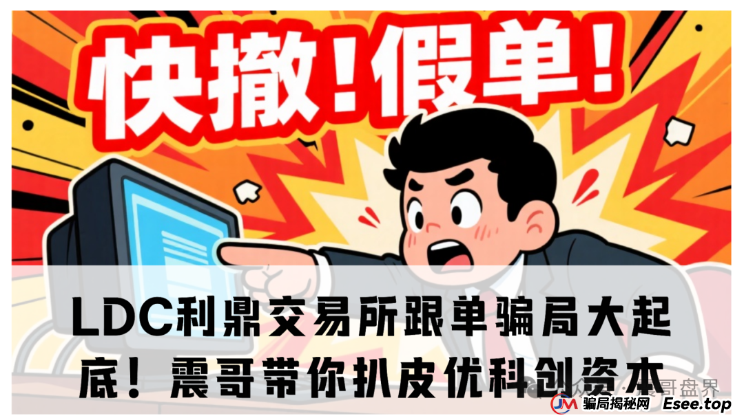 【重磅爆料】LDC利鼎交易所跟单骗局大起底！震哥带你扒皮优科创资本(1)