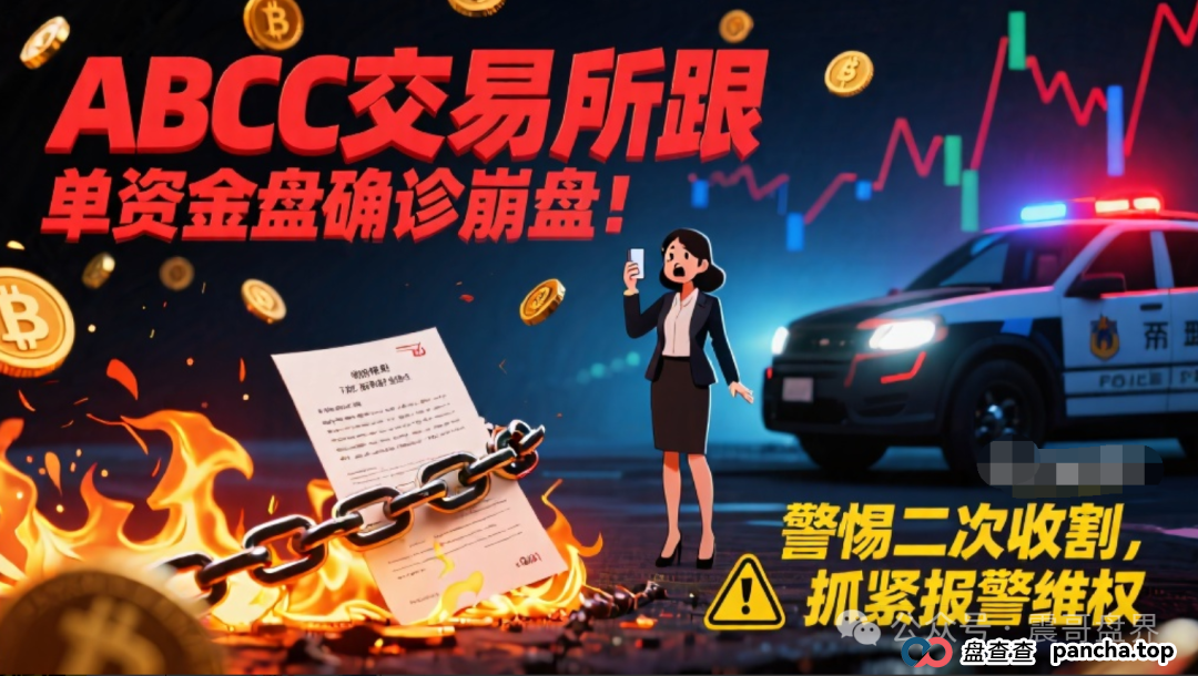 ABCC交易所跟单资金盘确诊崩盘！警惕二次收割，抓紧报警维权(1)
