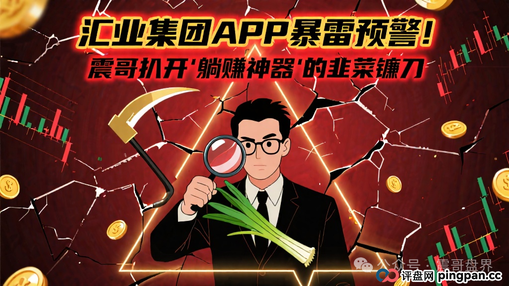 汇业集团APP暴雷预警！震哥扒开这个＂躺赚神器＂的韭菜镰刀(1)