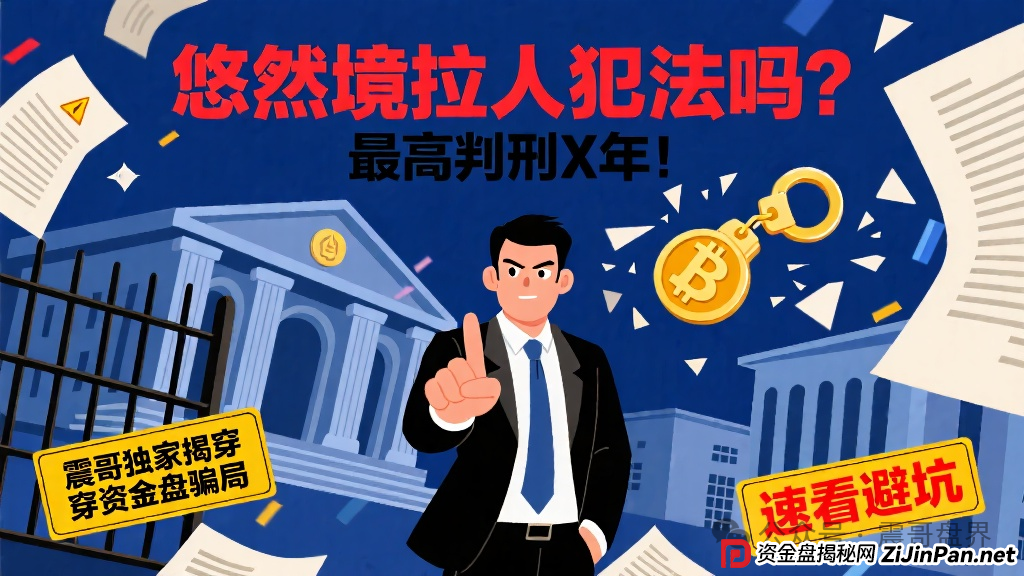 悠然境拉人犯法吗？最高判刑X年！震哥独家揭穿资金盘骗局，速看避坑(1)