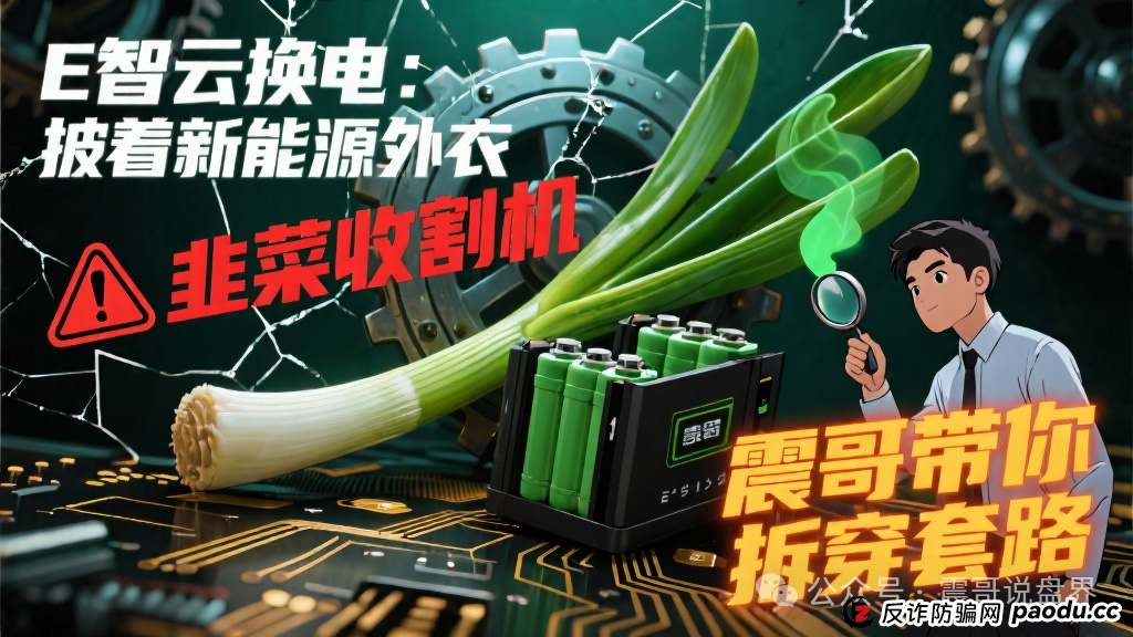 E智云换电：披着新能源外衣的韭菜收割机，震哥带你拆穿套路(1)