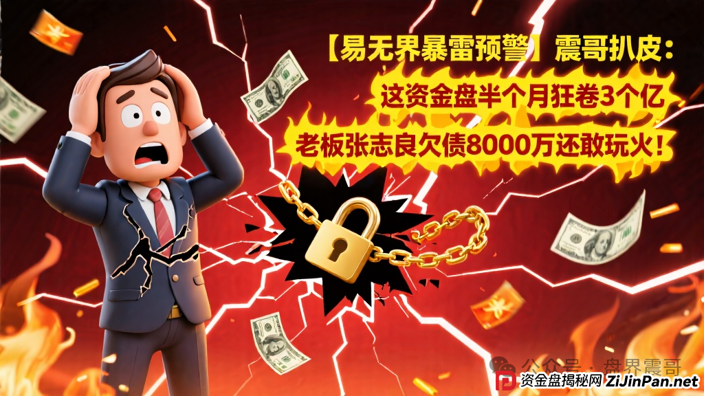 易无界资金盘预警，半个月狂卷3个亿，老板张志良欠债8000万(1)