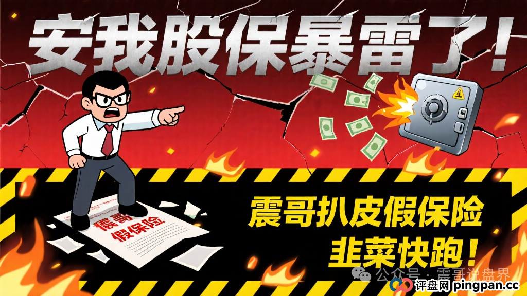 安我股保要跑路！震哥扒皮这个假保险真骗钱的玩意儿，韭菜们快跑！(1)