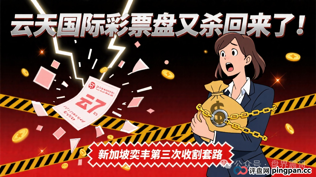 云天国际彩票盘又杀回来了！新加坡奕丰第三次收割套路(1)