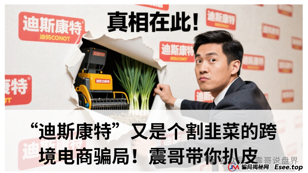 “迪斯康特”链商圈：又是个割韭菜的跨境电商骗局！震哥带你扒皮(1)