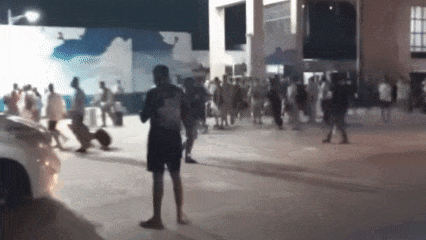 场面震撼！柬埔寨电诈园区上演集体大逃亡！(5)