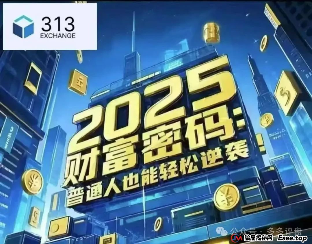 “313 交易所” 跟单骗局将崩盘(2)