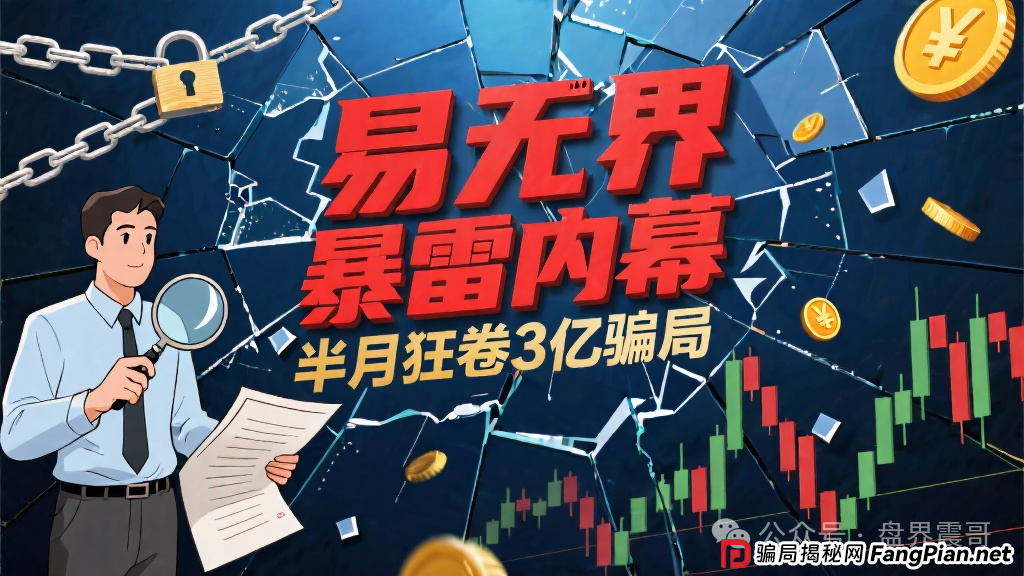 易无界暴雷内幕：震哥带你扒皮这个半月狂卷3亿的骗局(1)