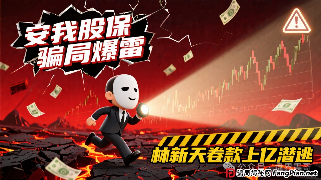 ＂安我股保＂股票保险骗局即将爆雷！操盘手林新天卷走上亿(1)