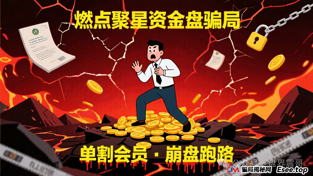 燃点聚星公会资金盘骗局，已经单割会员，即将崩盘跑路