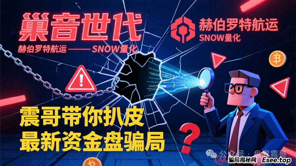 巢音世代/赫伯罗特航运/SNOW量化：震哥带你扒皮最新资金盘骗局