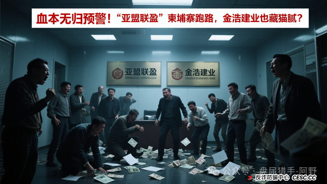 血本无归预警！“亚盟联盈”柬埔寨跑路，金浩建业也藏猫腻？