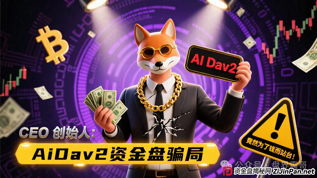AiDav2资金盘骗局的CEO 创始人：竟然为了钱而站台！(1)