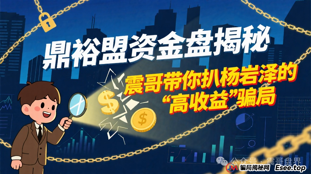 鼎裕盟是合法的吗?鼎裕盟资金盘揭秘，震哥带你扒杨岩泽的“高收益”骗局(1)