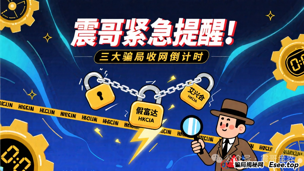 紧急提醒！艾兴合/假富达管家/HKCIA三大骗局收网倒计时(1)