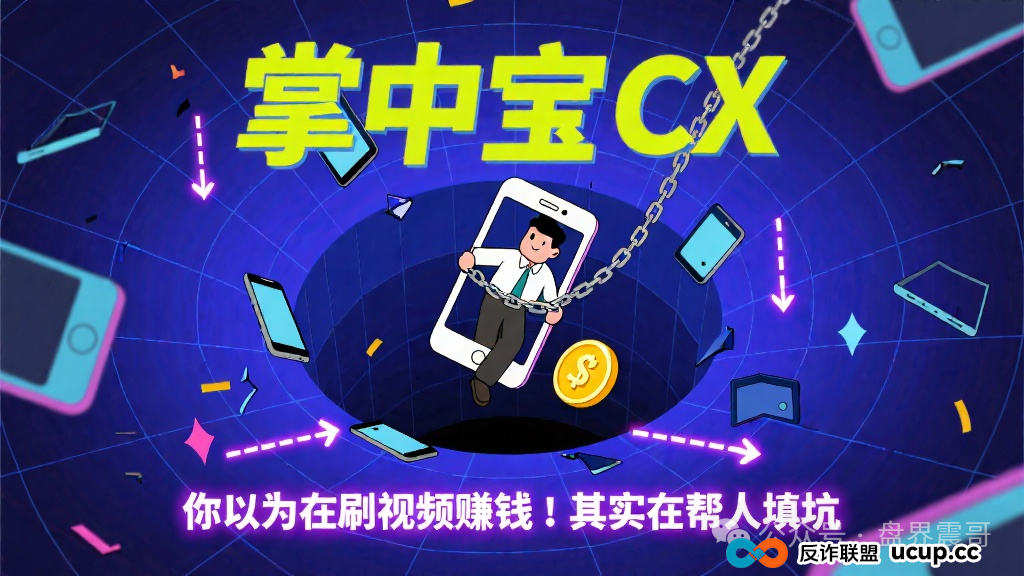 掌中宝CX：你以为在刷视频赚钱，其实在帮人填坑(1)