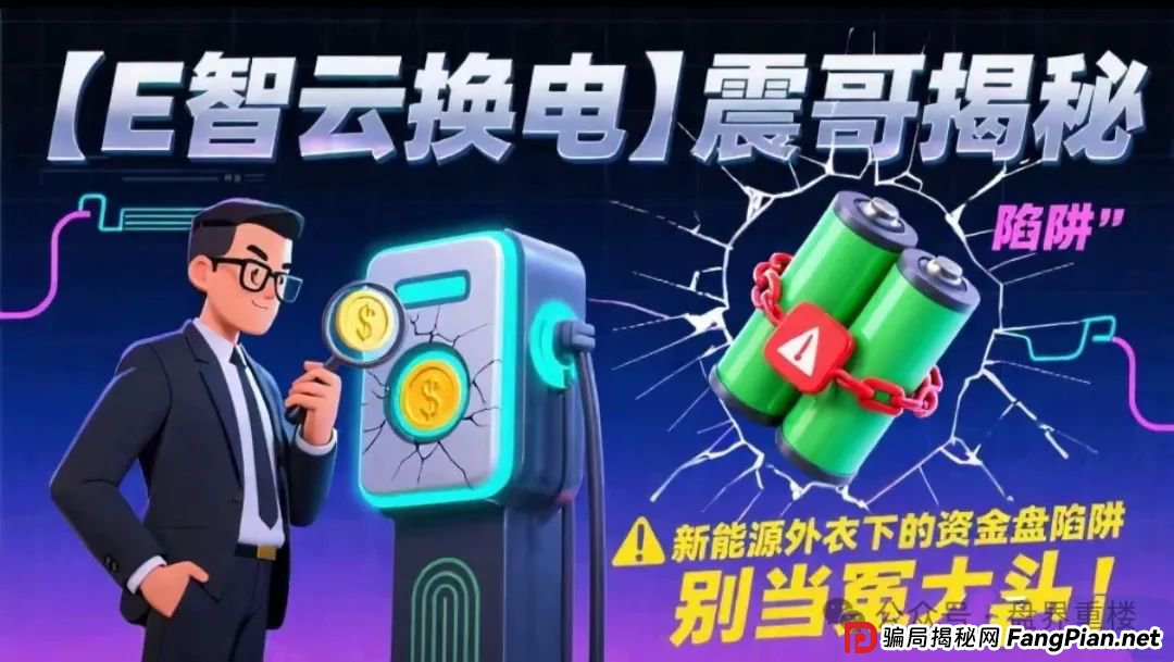 E智云换电揭秘:新能源外衣下的资金盘骗局，马上崩盘跑路!(1)