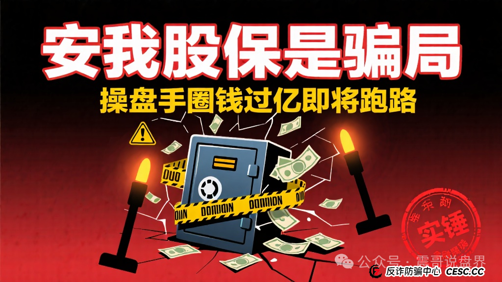 安我股保是骗局，安我保险官方下场实锤，操盘手圈钱过亿即将跑路(1)