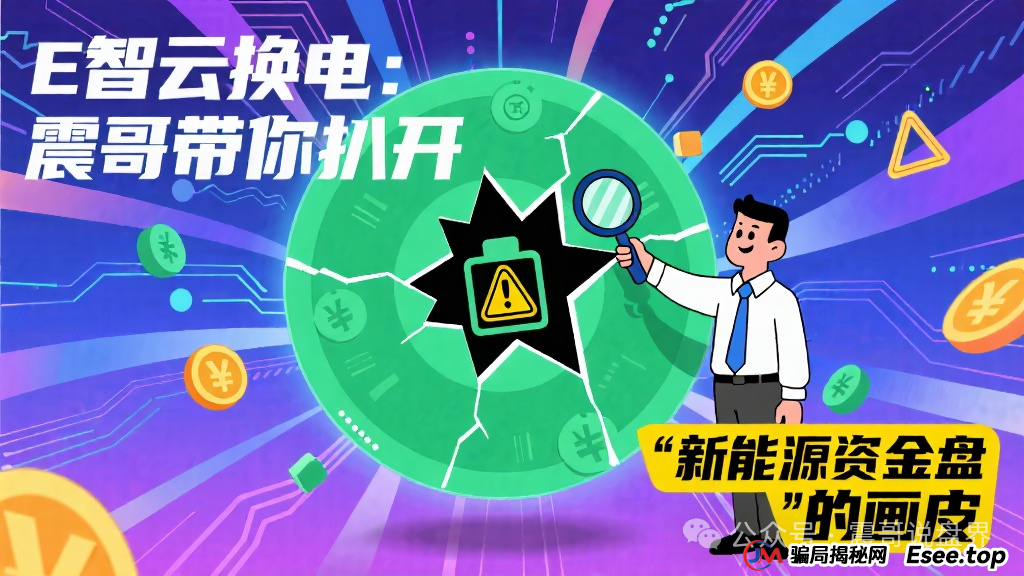 E智云换电：震哥带你扒开＂新能源资金盘＂的画皮(1)