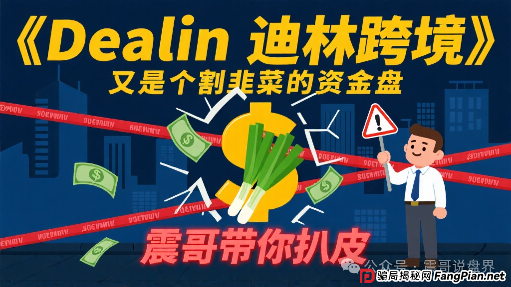 Dealin跨境电商靠不靠谱？《Dealin迪林跨境》又是个割韭菜的资金盘，跟云上城一