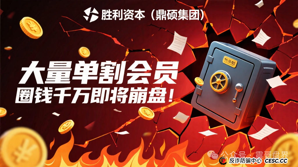 胜利资本（鼎硕集团）大量单割会员，圈钱几千万即将崩盘！(1)