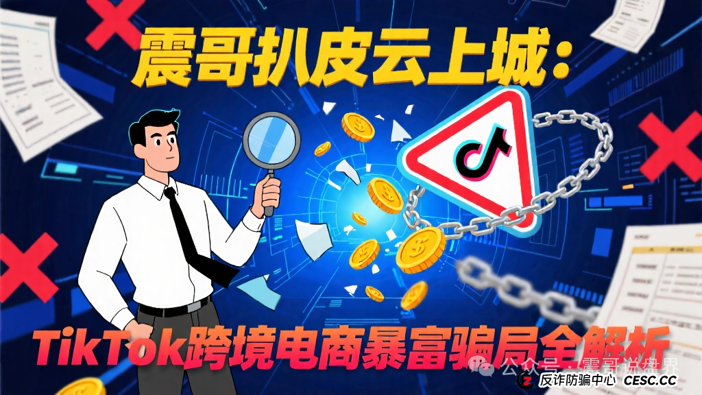 震哥扒皮云上城：TikTok跨境电商的暴富骗局全解析(1)