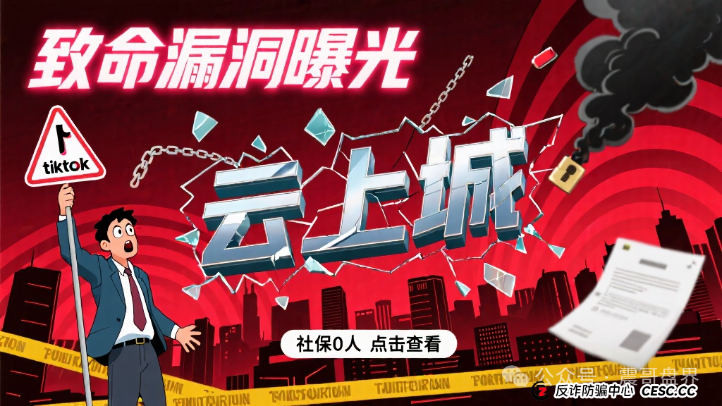 云上城tiktok致命漏洞曝光，空壳公司？社保0人？(1)