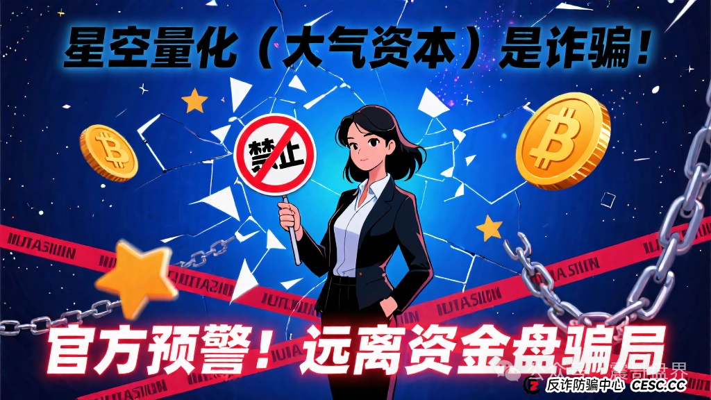 星空量化（大气资本）是诈骗！官方已经发布预警，请远离资金盘骗局(1)