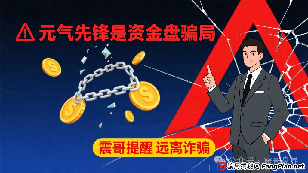 元气先锋是资金盘骗局，震哥提醒远离诈骗(1)
