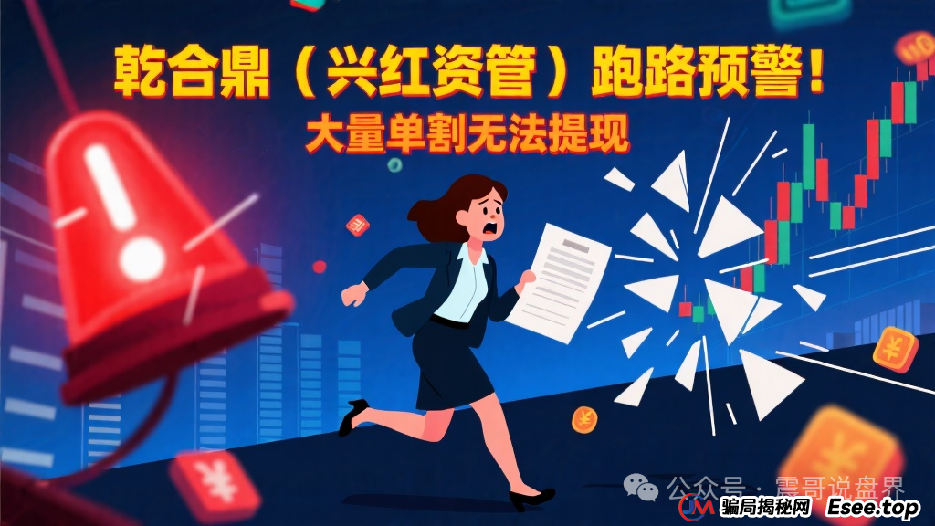 乾合鼎（兴红资管）跑路预警！大量单割无法提现(1)