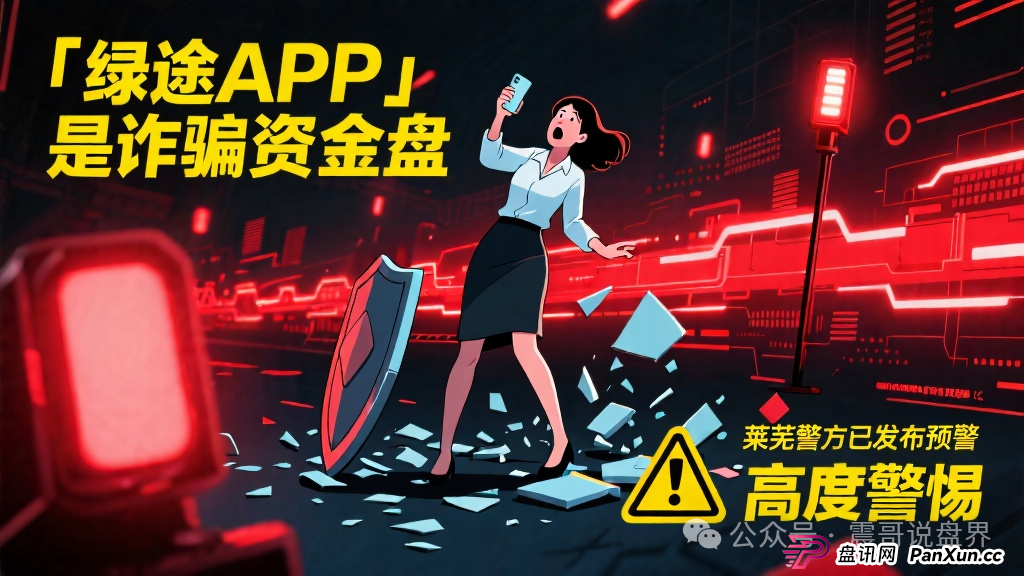 “绿途APP”是诈骗资金盘，莱芜警方都已经发布预警，高度警惕(1)