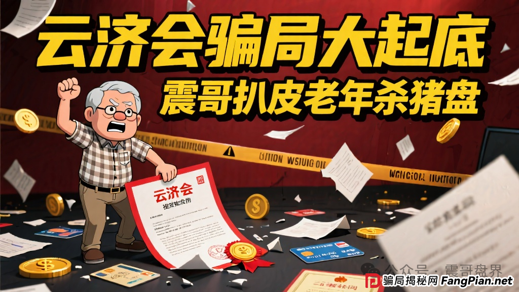 【云济会骗局大起底】震哥带你扒皮这个专坑中老年的杀猪盘(1)