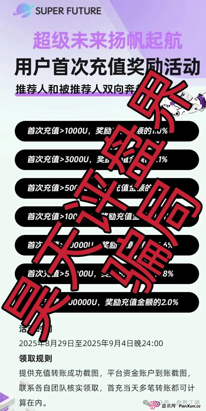 超级未来Super Future AI算力租赁又一个分红类资金盘骗局，小心个人信息泄露，高度预警，切勿上当受骗！(3)