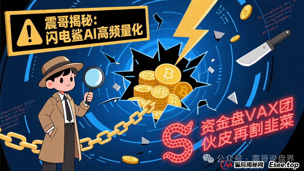 揭秘：闪电鲨AI高频量化资金盘，VAX团伙换皮再割韭菜！(1)
