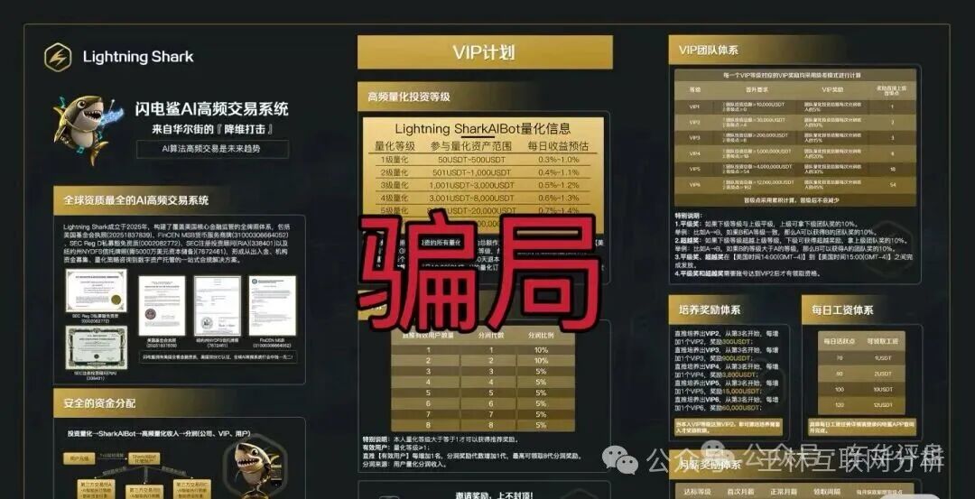 9月23日曝光：最新资金盘项目骗局《币联胜（方舟联盟），晨曦投资，闪电鲨AI高频量化，BHX交易所（泛亚联盟）》随时可能卷钱跑路！(1)