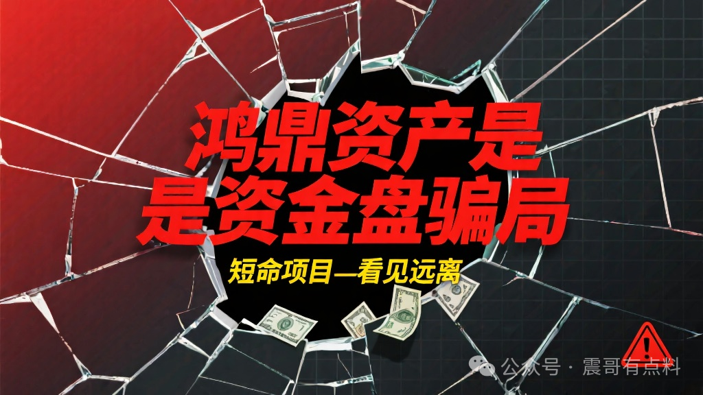 鸿鼎资产是资金盘骗局，短命项目，看见远离(1)