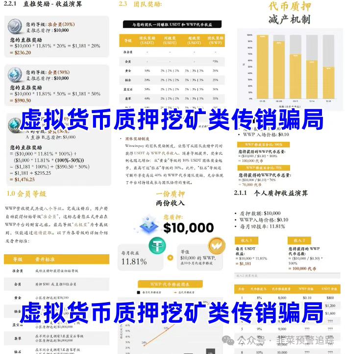 最新预警：“虚拟币质押挖矿” 资金盘，靠洗脑拖延崩盘赶紧远离！(5)