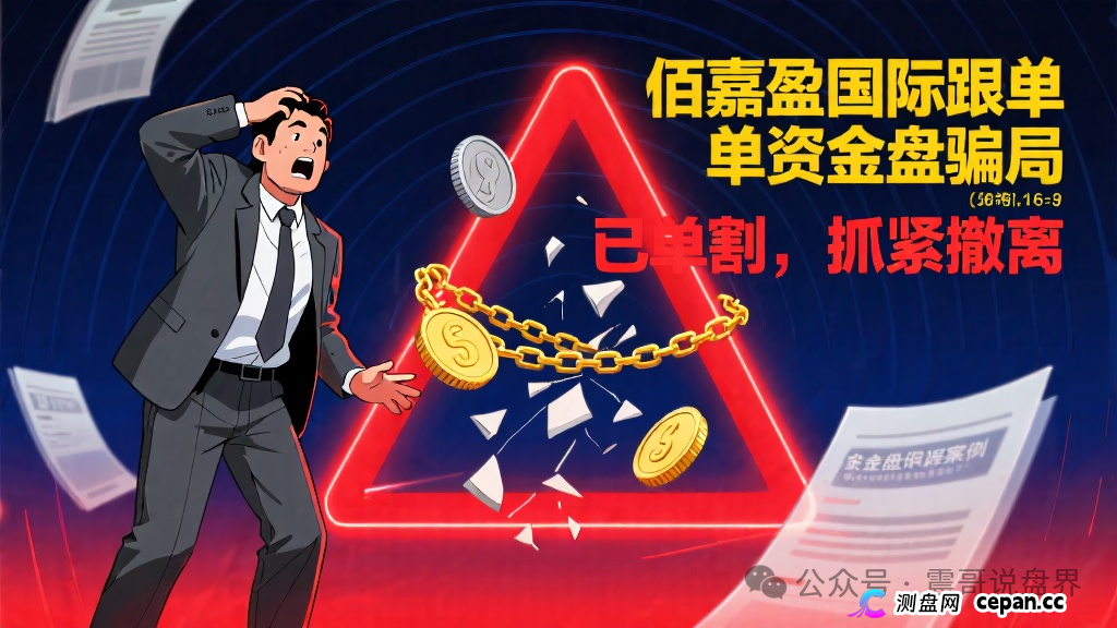 佰嘉盈国际跟单资金盘骗局，已单割，抓紧撤离