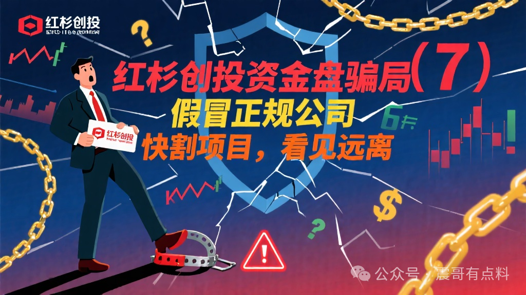 红杉创投资金盘骗局，假冒正规公司，快割项目，看见远离
