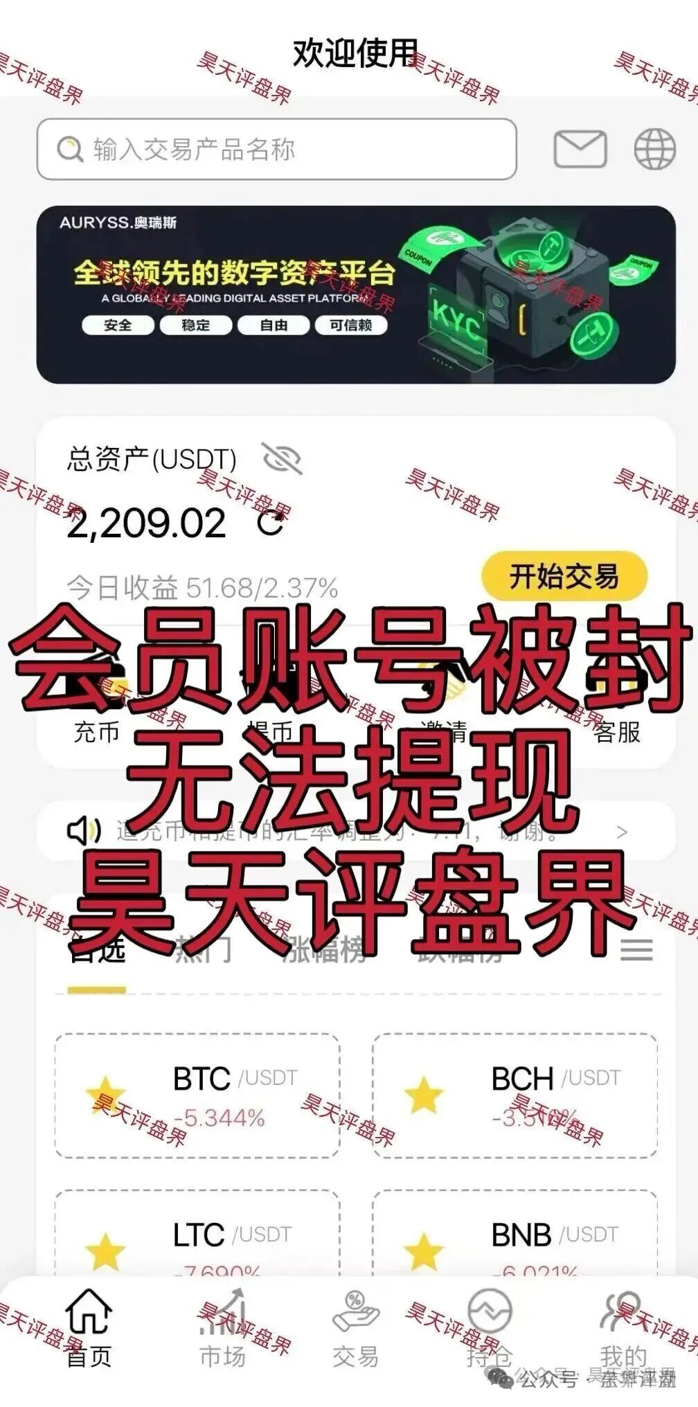 奥瑞斯交易所（智言团队）合约跟单类资金盘骗局，老卓改名老陆又来割韭菜了