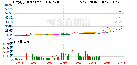 13连板“大牛股”锋龙股份 今起停牌核查(1)