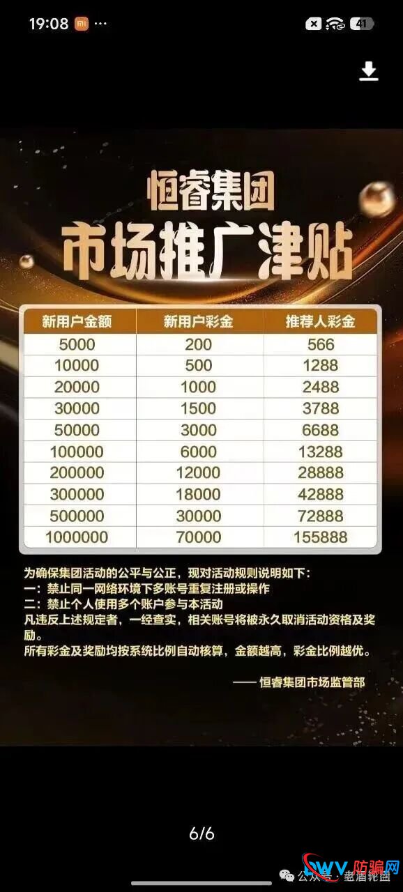 恒睿集团骗局预警：高薪推广实为资金盘收割(3)