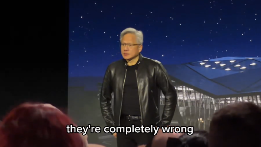 英伟达最新图形技术遭质疑“沉迷AI过了头” 黄仁勋开怼：完全错误(1)