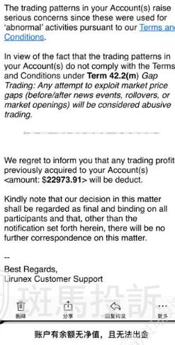 盈利22973美元被扣光？用户投诉这家平台以“跳空”理由不给出金！(4)