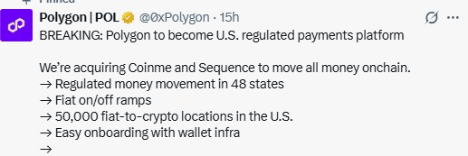 Polygon收购加密货币公司，成为受监管的美国支付平台(2)