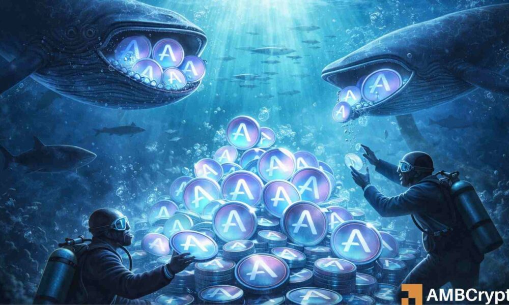 Aave鲸鱼在抛售潮中抢购了8%的供应量——如果……价格可能上涨至210美元。(1)